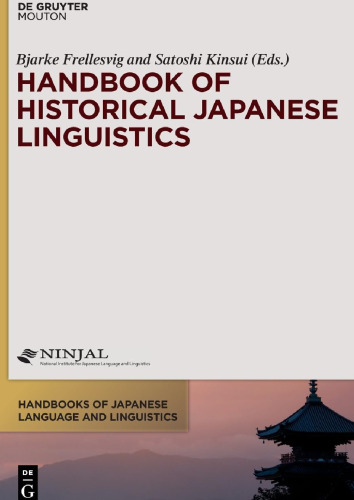 Handbook of Historical Japanese Linguistics
