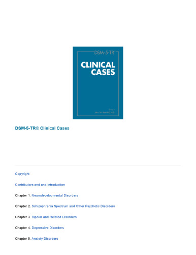 DSM-5-TR® Clinical Cases