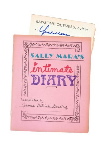 Sally Mara's Intimate Diary (French Literature)