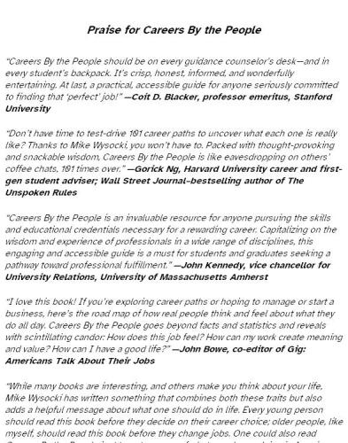 Careers by the People: Candid Career Advice from 101 Experienced Professionals