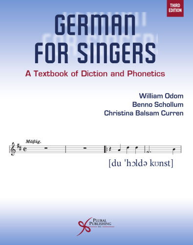 German for Singers: A Textbook of Diction and Phonetics