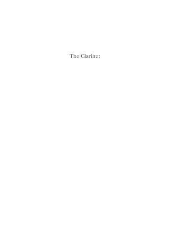 The Clarinet