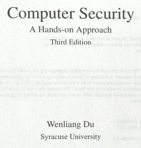 Computer Security: A Hands-on Approach (Computer & Internet Security)