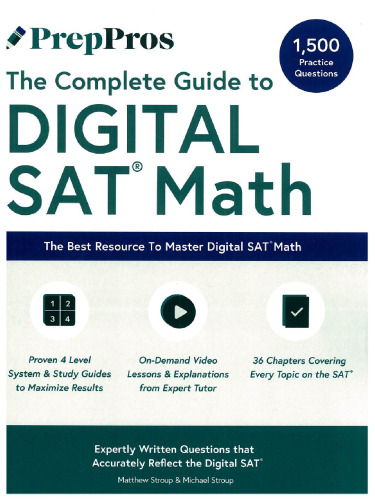 PrepPros The Complete Guide to Digital SAT Math