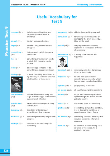New Succeed In IELTS Academic Practice Test 9-10-11 Student's Book