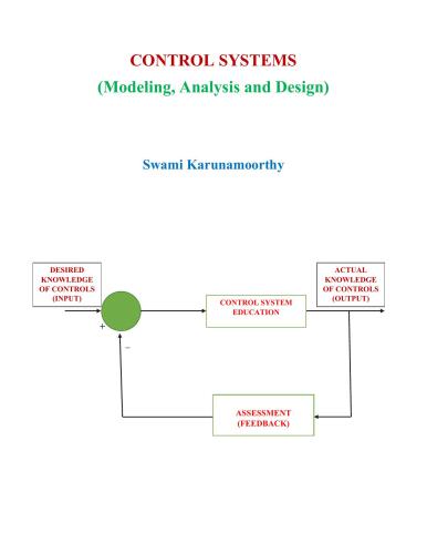 Control Systems: Modeling, Analysis, and Design