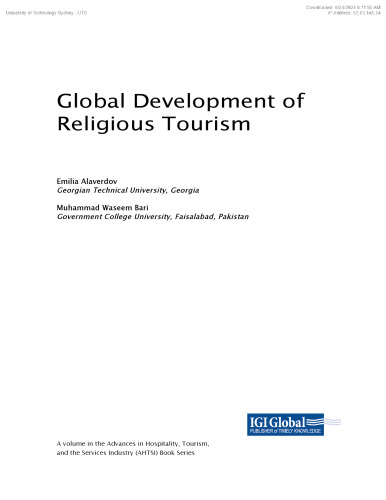 Global Development of Religious Tourism