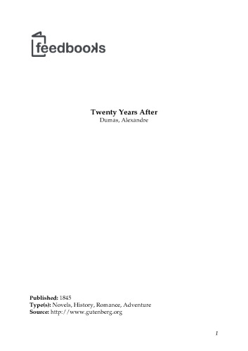 Twenty Years After (Wordsworth Classics)