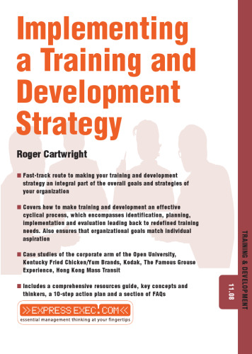Developing and Implementing a Training and Development Strategy (Training & Development)