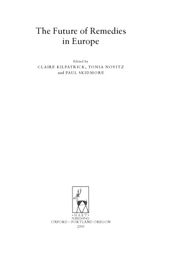 The Future of Remedies in Europe