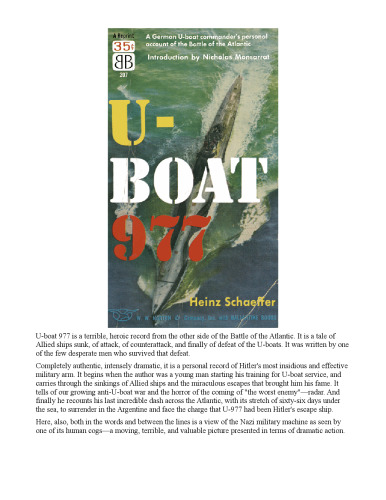 U-Boat 977: The U-Boat that Escaped to Argentina