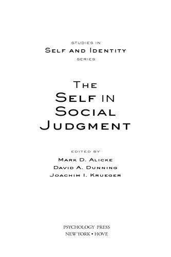 The self in social judgment