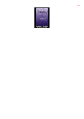 Sleep medicine in clinical practice