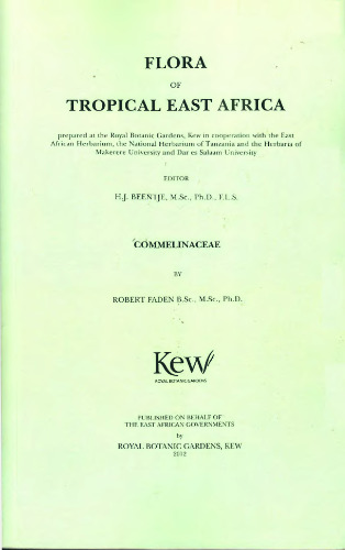 Flora of Tropical East Africa: Commelinaceae