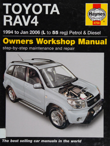 Haynes Toyota RAV4 1994 to 2006 Owners Workshop Manual