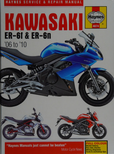 Haynes Kawasaki ER-6f and ER-6n Service and Repair Manual