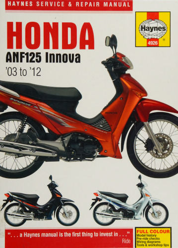 Haynes Honda ANF125 Innova Service and Repair Manual