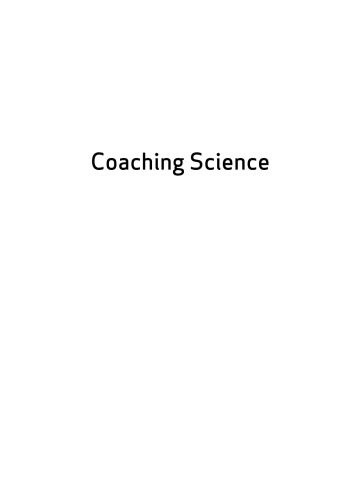 Coaching Science (Active Learning in Sport)