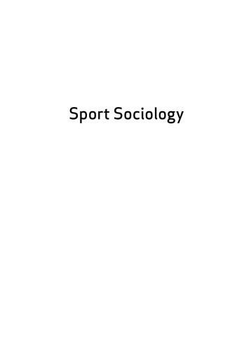 Sport Sociology (Active Learning in Sport)