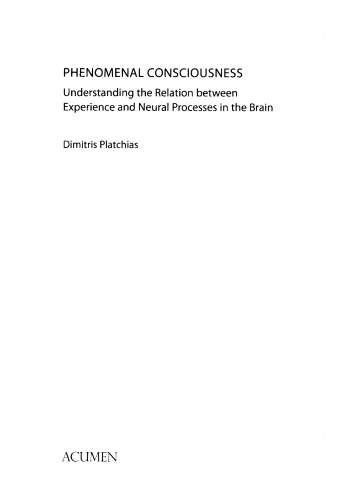 Phenomenal Consciousness: Understanding the Relation Between Neural Processes and Experience