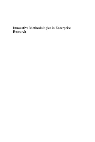 Innovative Methodologies in Enterprise Research