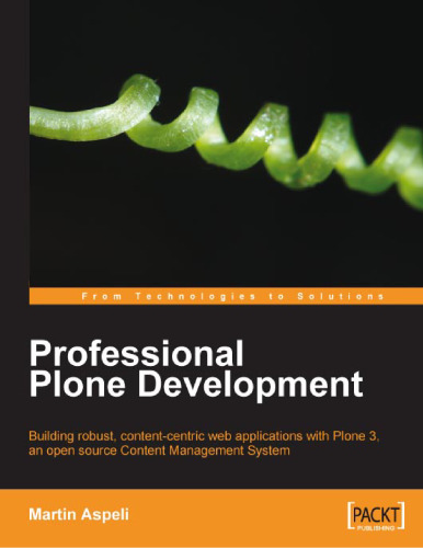 Professional Plone Development