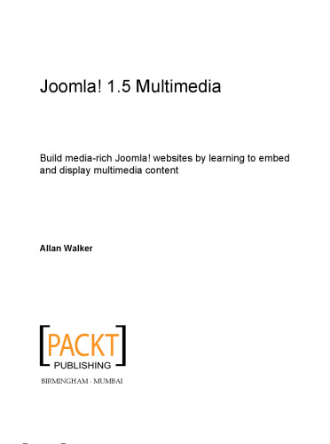 Joomla! 1.5 Multimedia