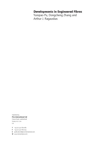 Developments in Engineered Fibres
