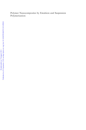 Polymer Nanocomposites by Emulsion and Suspension Polymerization