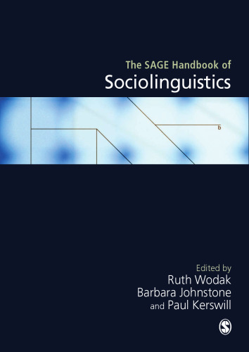 The SAGE Handbook of Sociolinguistics