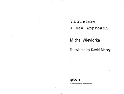 Violence: A New Approach