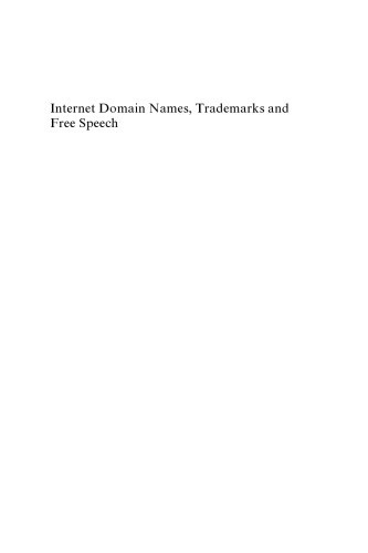 Internet Domain Names, Trademarks and Free Speech