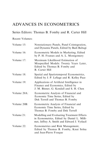 Bayesian Econometrics (Advances in Econometrics)
