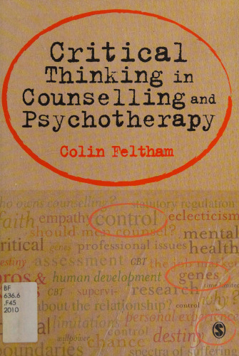 Critical Thinking in Counselling and Psychotherapy