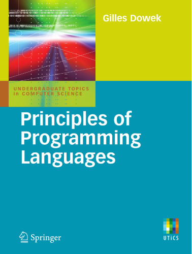 Principles of Programming Languages (Undergraduate Topics in Computer Science)
