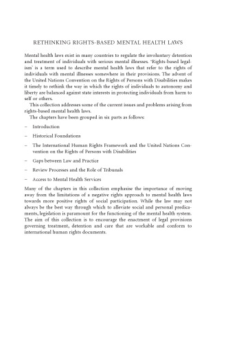 Rethinking Rights-Based Mental Health Laws