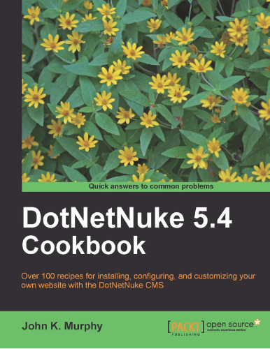 DotNetNuke 5.4 Cookbook