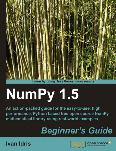 NumPy 1.5 Beginner's Guide