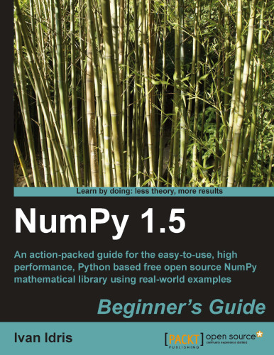 NumPy 1.5 Beginner's Guide