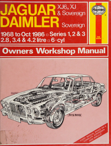 Haynes Jaguar & Daimler Owners Workshop Manual