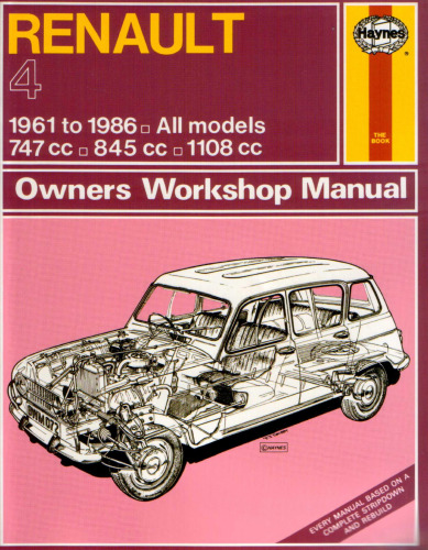 Haynes Manual Renault 4
