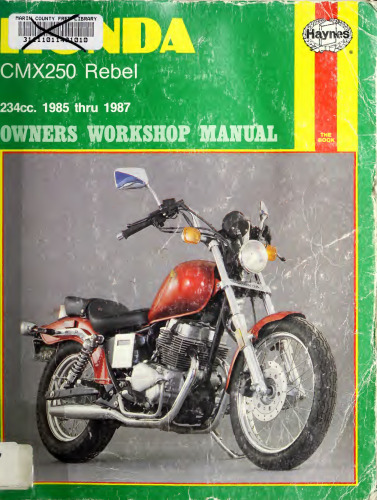 Haynes Honda CMX250 Rebel Owners Workshop Manual