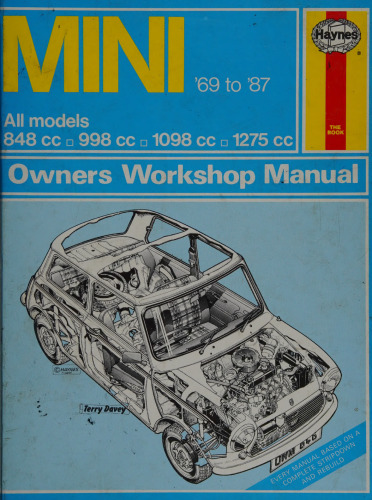 Haynes Mini 1969 to 1987 Owners Workshop Manual