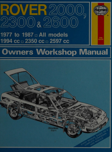 Haynes Rover 2000, 2300 & 2600 Owners Workshop Manual