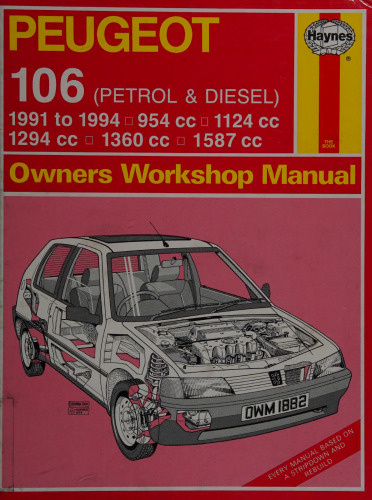 Haynes Peugeot 106 Owners Workshop Manual