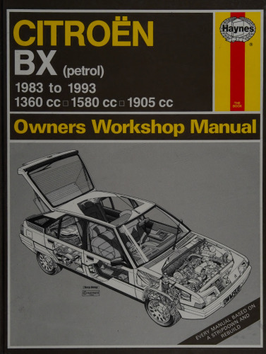 Haynes Citroen BX Owners Workshop Manual
