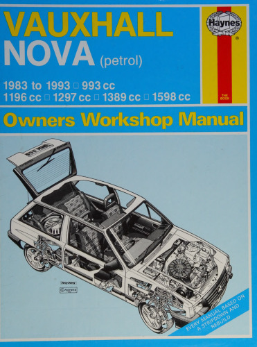 Haynes Vauxhall Nova Owners Workshop Manual