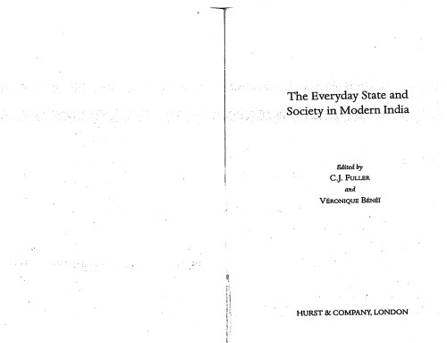 The everyday state and society in modern India