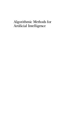 Algorithmic methods for artificial intelligence