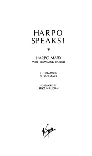Harpo Speaks!: The Autobiography